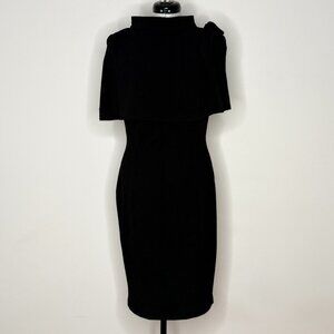 Aisize Vintage Style Capelet Sheath Dress